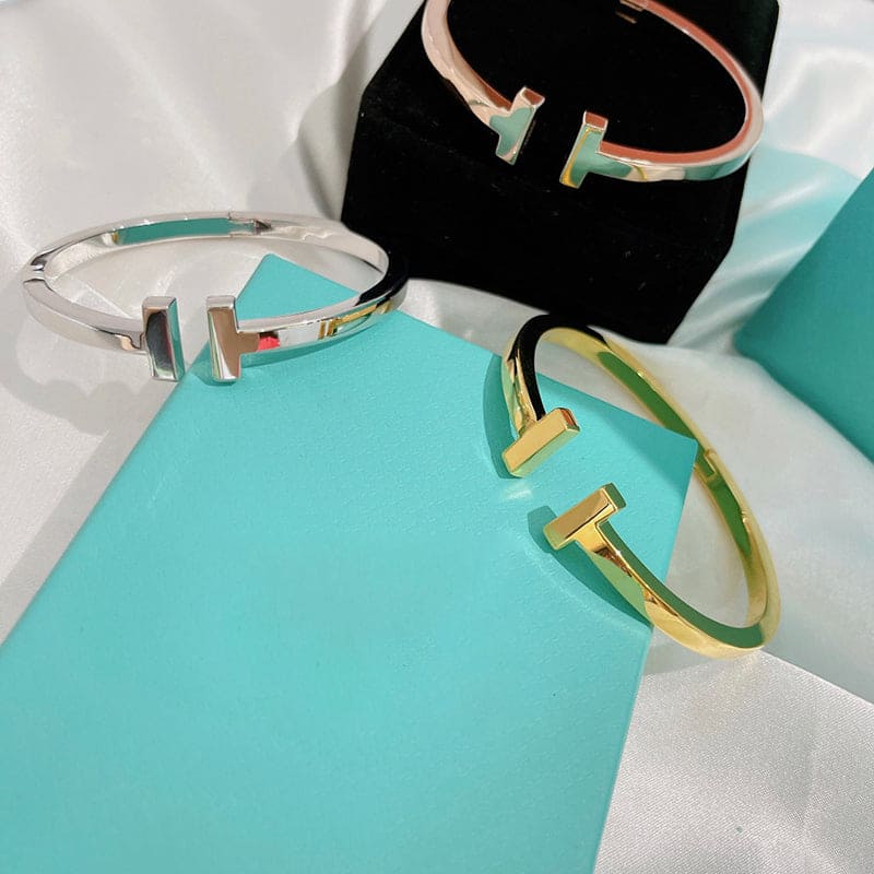 Tiffany Square 18K Gold Bracelet