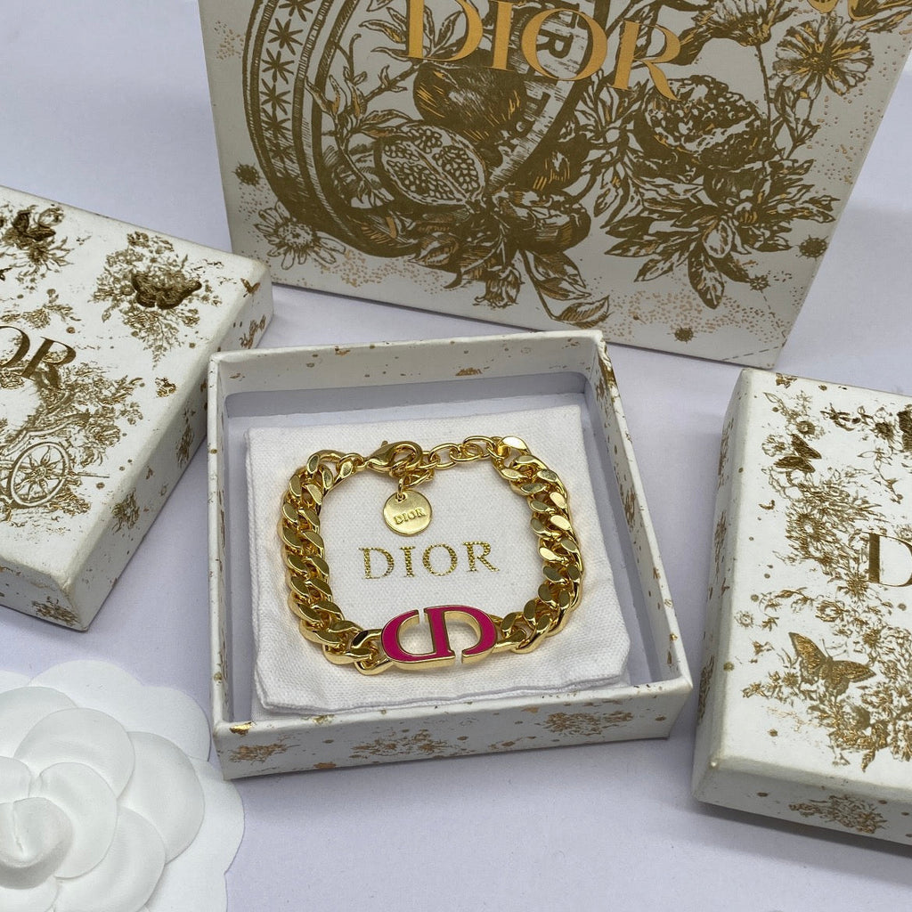 Dior 30 Montaigne Pink 18K Gold Bracelet