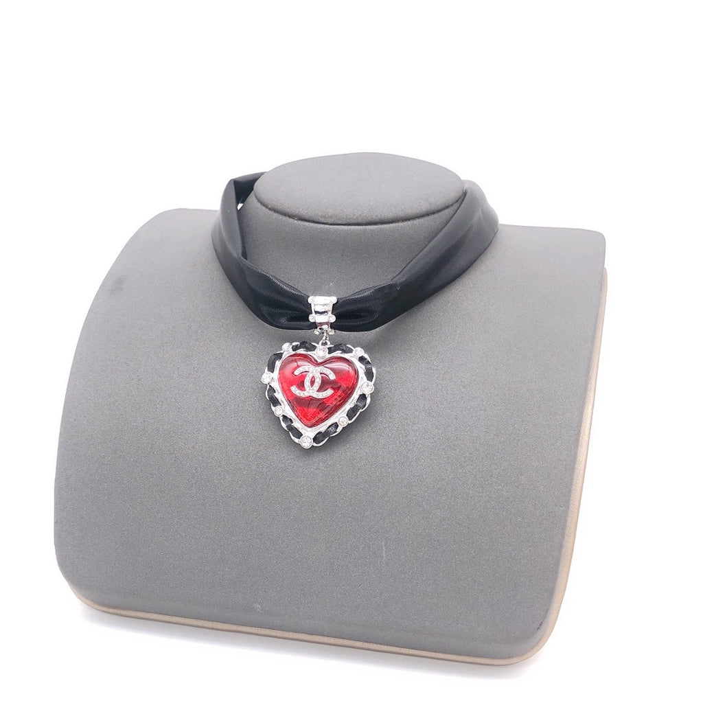 Chanel 2021 Leather Choker 18K Gold Necklace