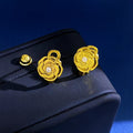 Chanel Camellia 18K Gold Earrings