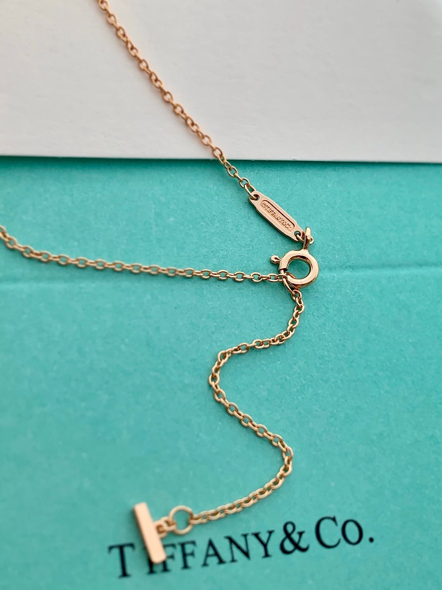 Tiffany Smile Pendant 18K Gold Necklace