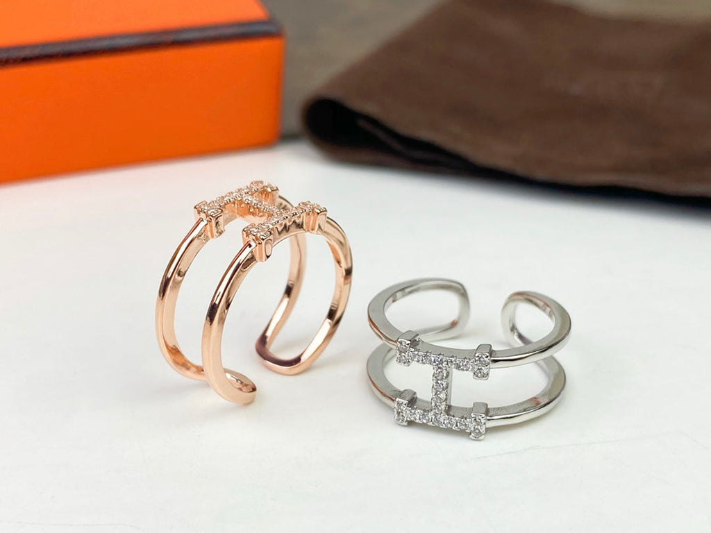 Hermes Ever Chaine D'ancre 18K Gold Ring